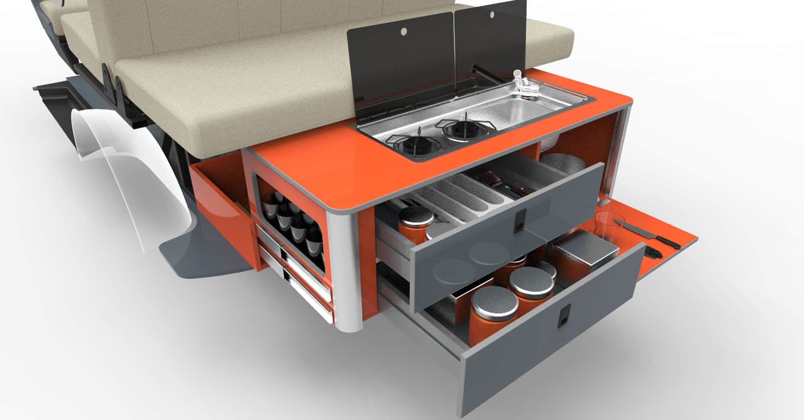 REAR POD 1 EVO Design