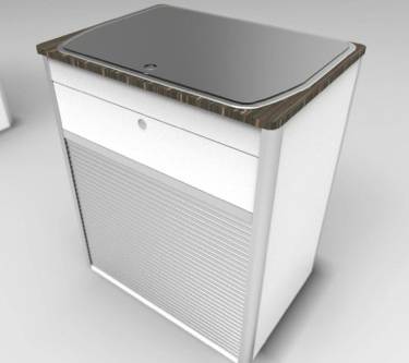 white -gloss-kitchen-pod- campervan