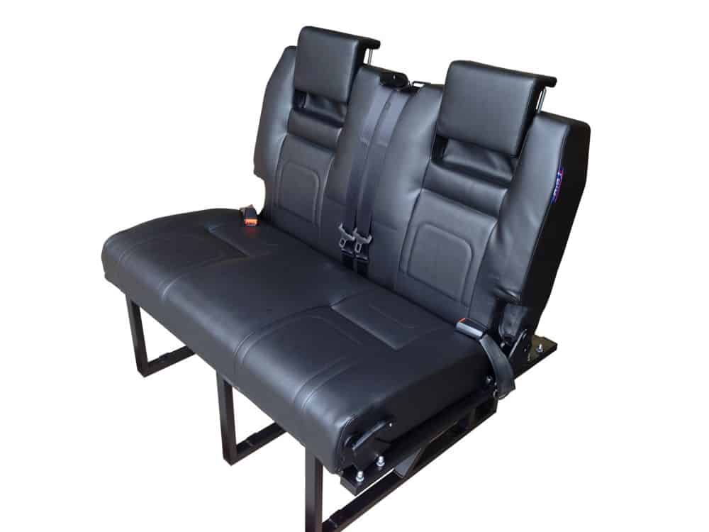 Ribseatbed112cmBlack Vinyl EVO Design