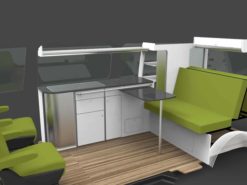 vw long wheel base furniture