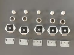 Round push lock for campervans