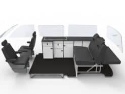 VW, CAMPER, CAMPERVAN, LONG WHEEL BASE, CONVERSION, DIY KIT, FLAT PACK FURNITURE