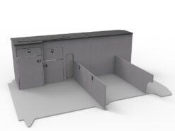 EVO 2.3 SWB FIXED RIB (A) VAN flat pack