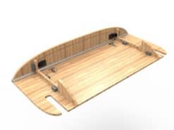 Alternative view of Locker T2 Bay - Full Width over bed locker for low roof - (L64)