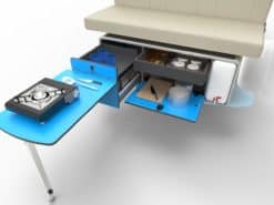 practical rv kitchen pod vw t5 t6 t4 taffic
