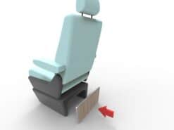 Vw t5 or T6 driver or passenger seat bas panel