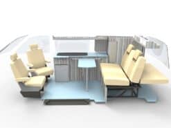 EVO 2.5 LWB VW Twin tambour doors