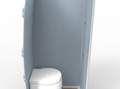 mini toilet shower space design to be as compact as possible