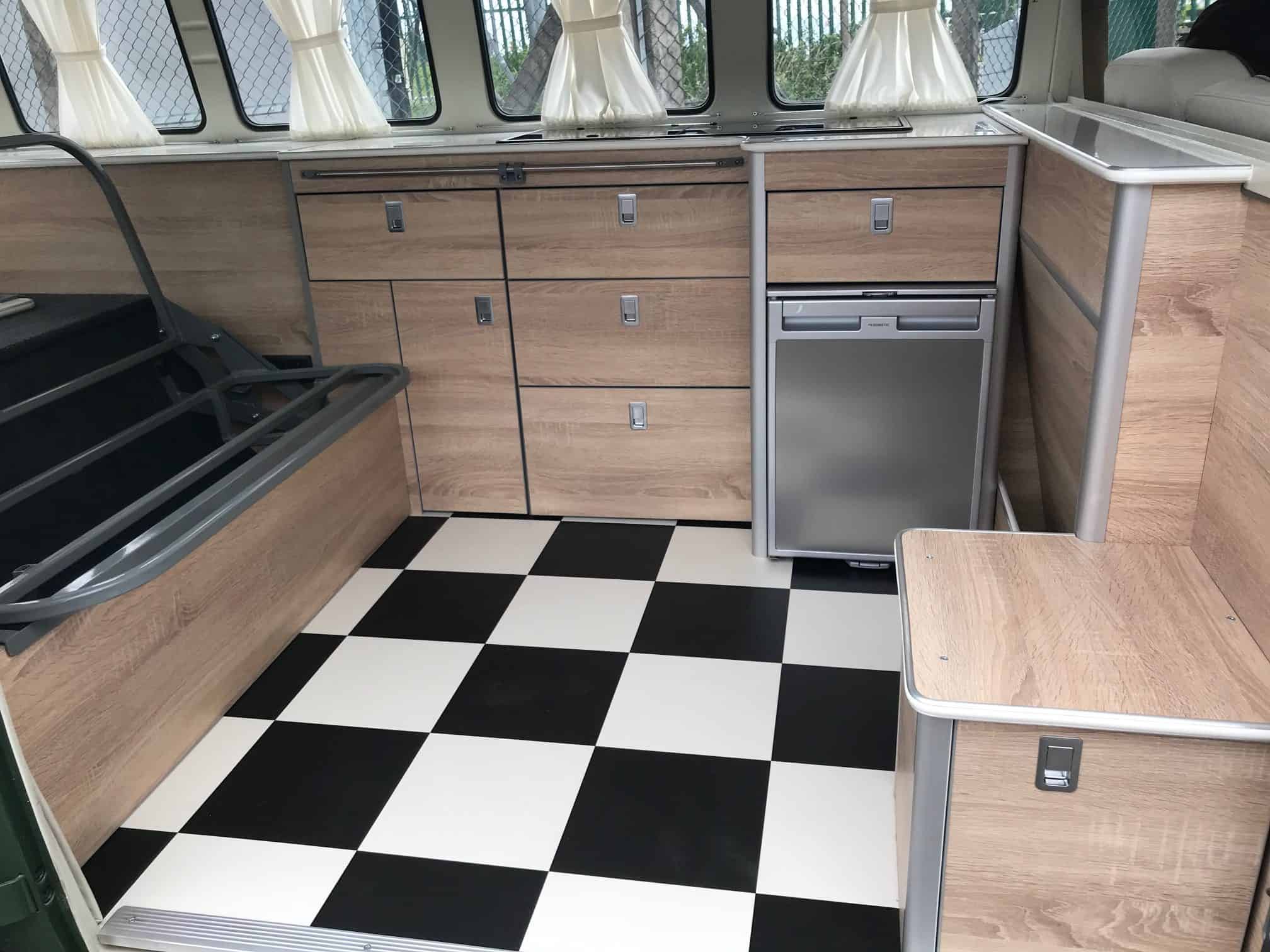 vw split screen furniture