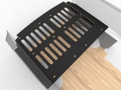 REAR BED PLATFORM SPRINTER to present & Crafter 2006 - 2017 MWB - Black Heksa