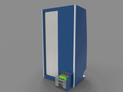 Shower Toilet Cubicle A  4x4 NEW Crafter ( with sliding tambour door )