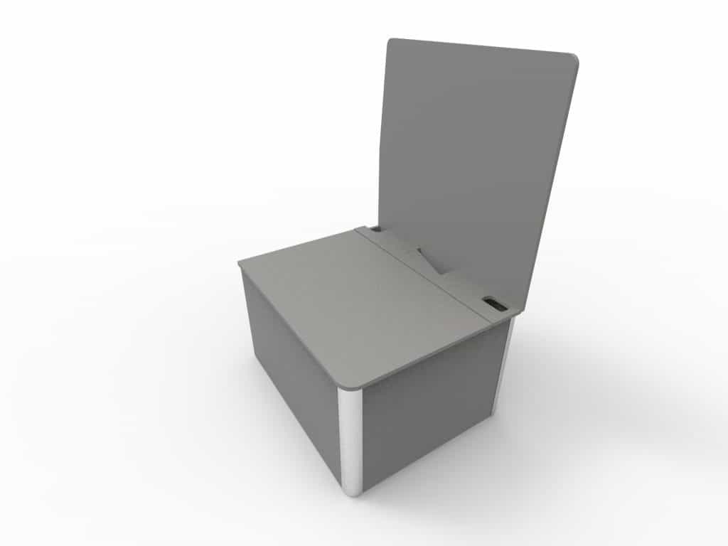 Seat frame box