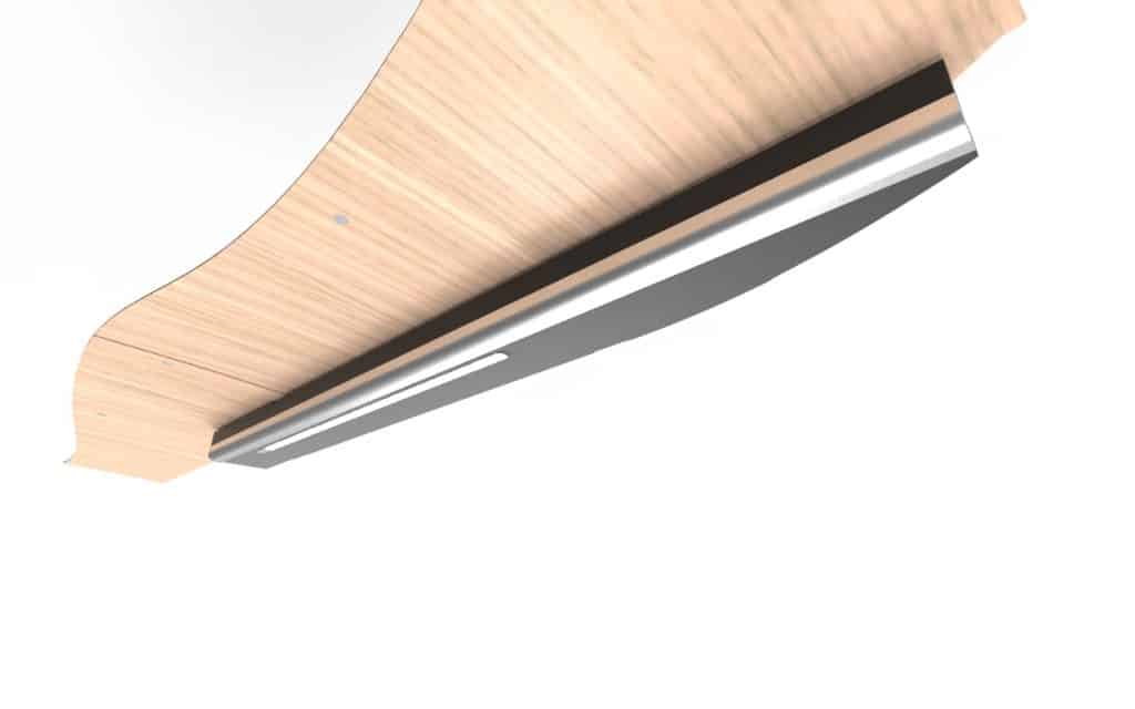 Sliding door cable cover + LED light 2006 - 2017