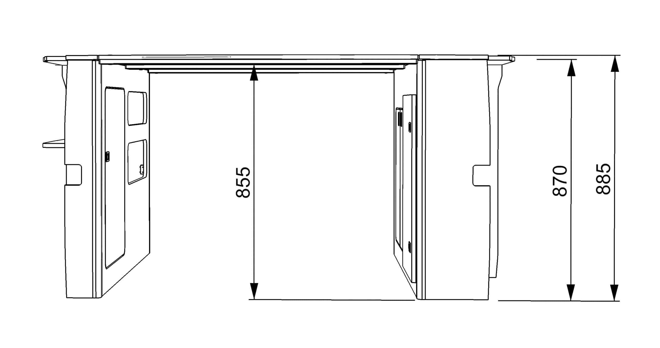 REAR BED UNIT ( B ) Crafter MAN TGE 4x4 2017 MWB ONWARDS - Image 10