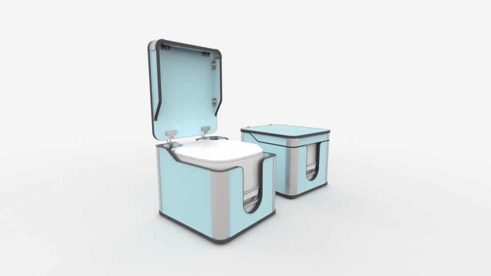 Toilet Box Deluxe for Thetford 145/345 EVO Design