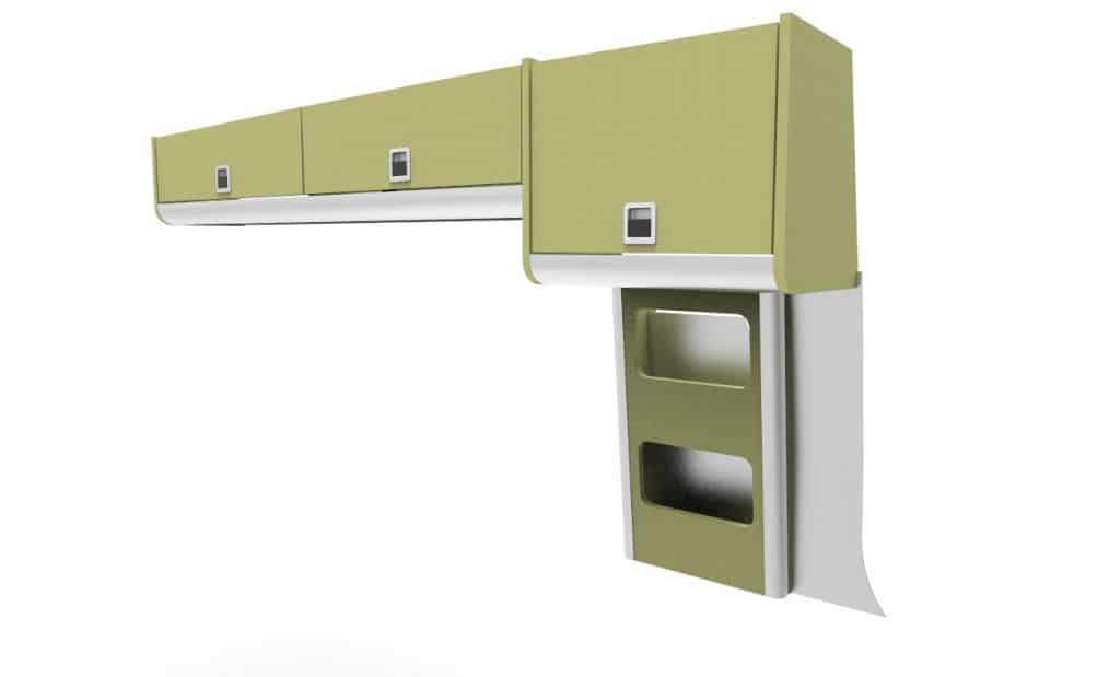 Locker N 1650mm Crafter Man TGE MWB van