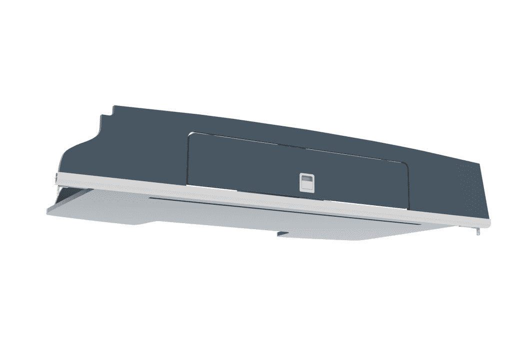 Over Cab Locker Crafter 2017+ / MAN TGE (D2 + D3 + D7 +D8) Single door