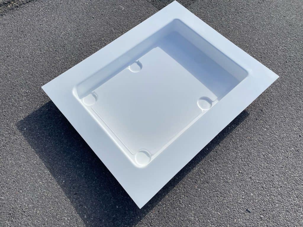 Shower Tray C - universal - 775 x 678mm - Shower B, C and D
