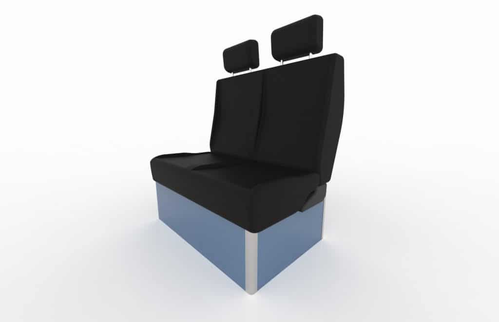 Seat box cover - Crafter + 2017  front double