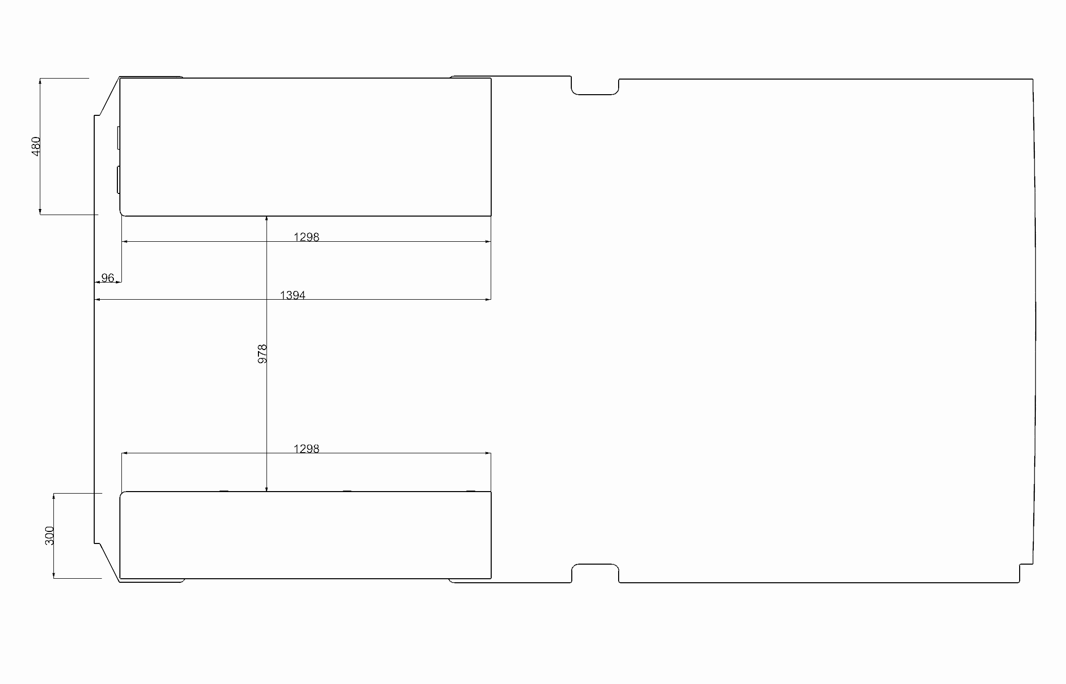 Under platform bed storage ( E ) Sprinter Front wheel drive MWB - Image 9