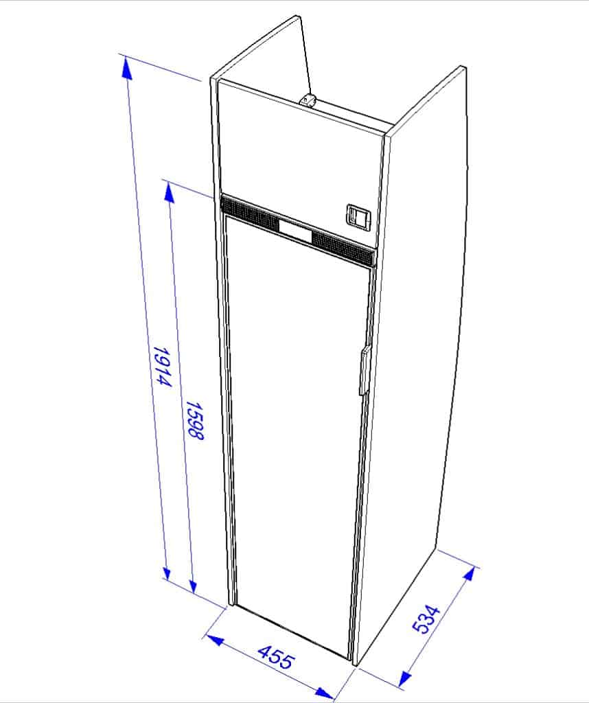EVO TALL FRIDGE CUPBOARD Thetford T2138 EVO Design