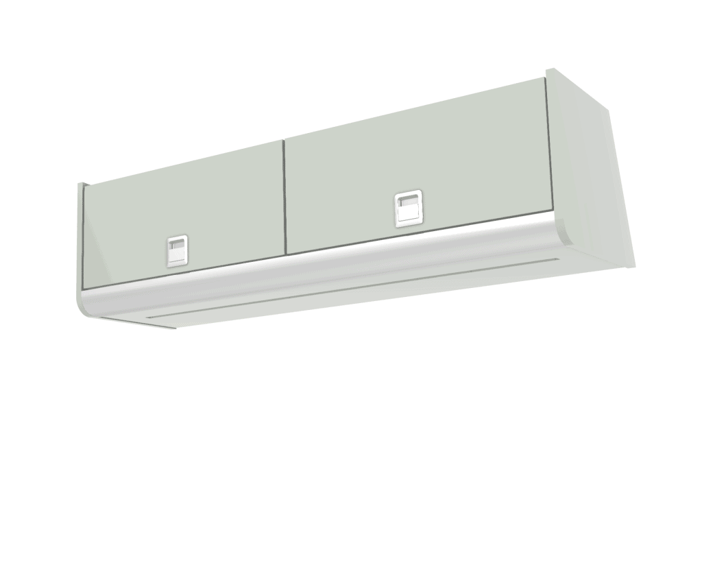 Locker V 1100mm Crafter 2017+ & MAN TGE LWB (D3) Over table