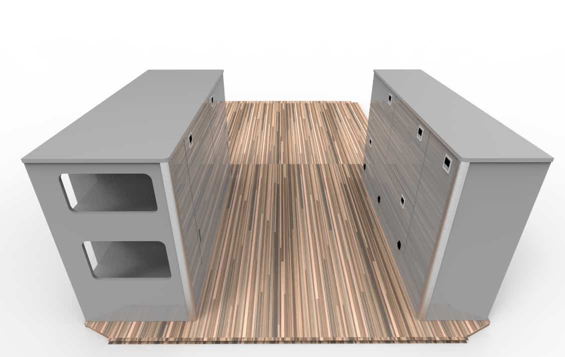 Under platform bed storage ( E ) Sprinter Front wheel drive MWB