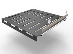 REAR BED PLATFORM LWB Sprinter ( D4 ) / Crafter 2006 - 2018 Black Hex