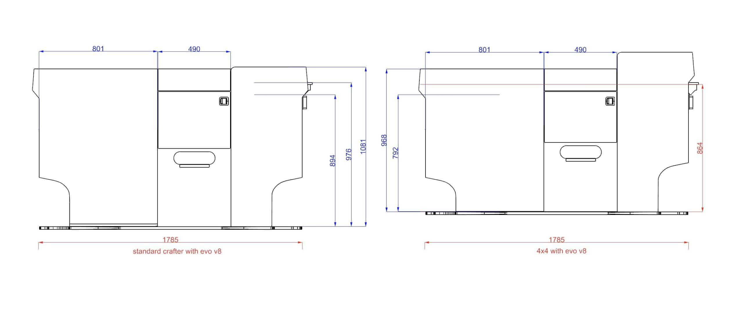 GARAGE DOOR DIVIDER + Slide out panel + Hinged door - New Shape crafter - Image 7