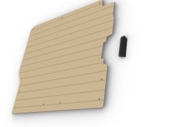 Grooved Sliding Door panel - New VW Crafter 2017 onwards