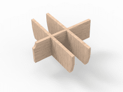 Bamboo Drawer dividers (3 parts)