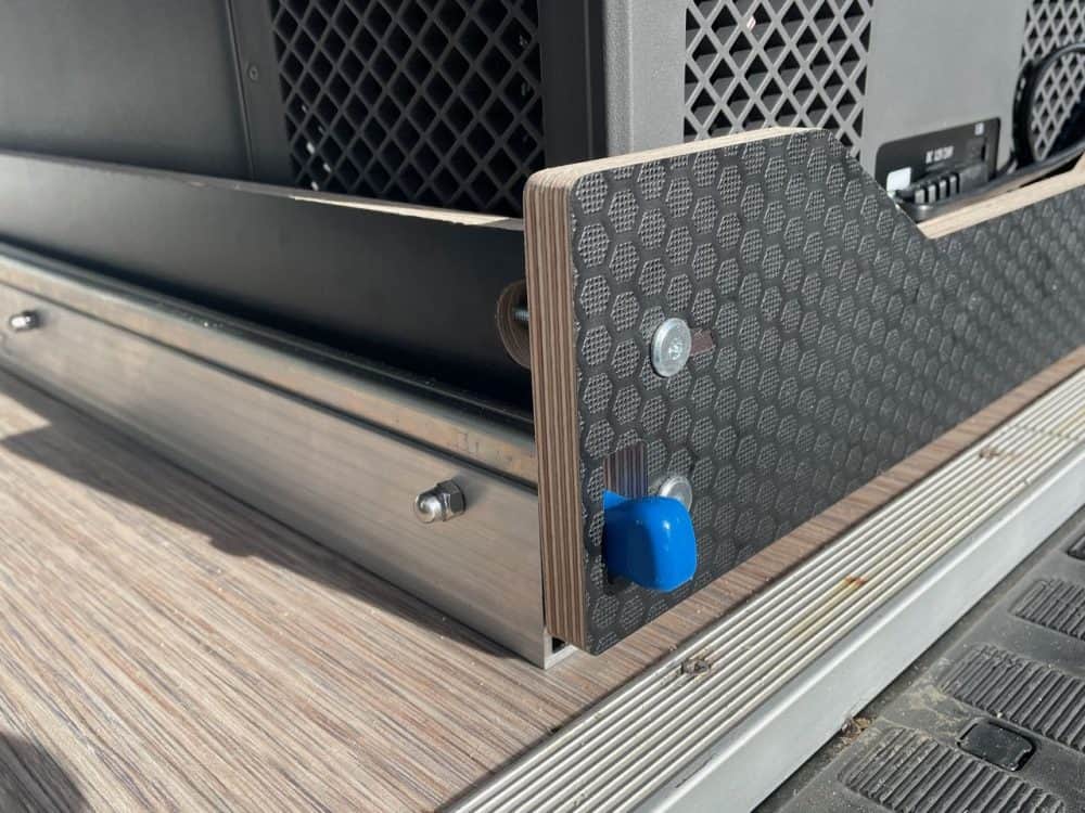 Rear under the bed sliding drawersmall VW Crafter ( 500mm x 1220mm