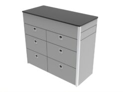 V5.2 – LARGE VANS Side door kitchen pod (ALL DRAWERS)