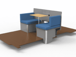 Bench Seat Storage Pair