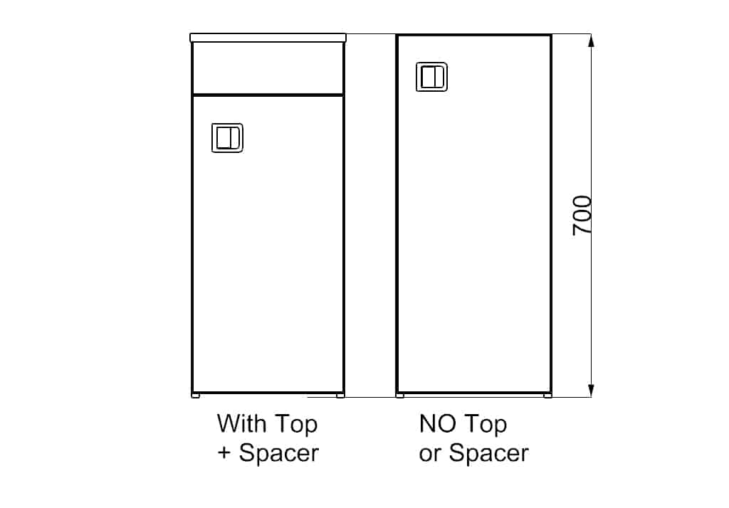 Custom size campervan cupboard parametric design