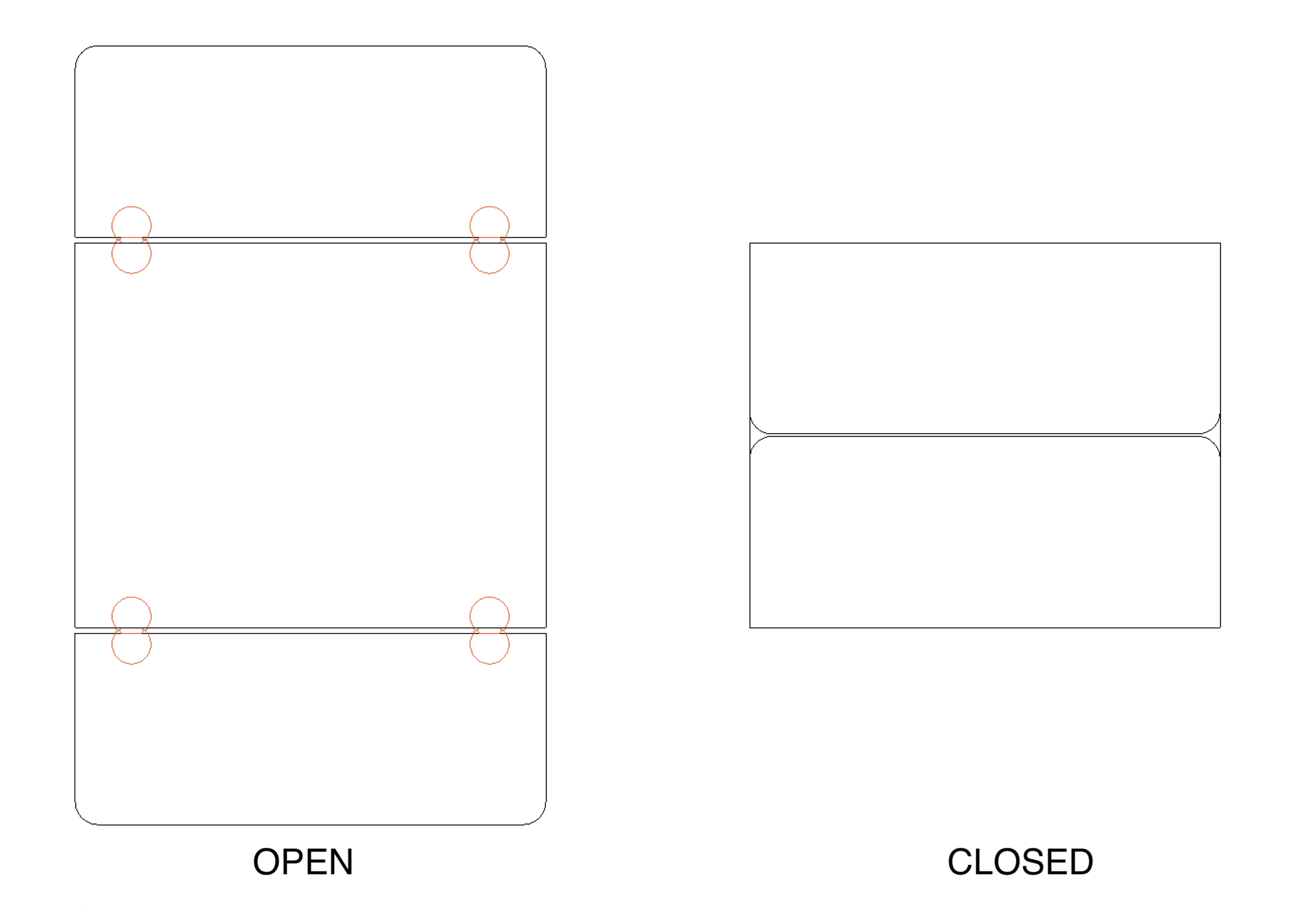 Folding Table 16mm Bamboo Table ( Square when folded ) - Image 2