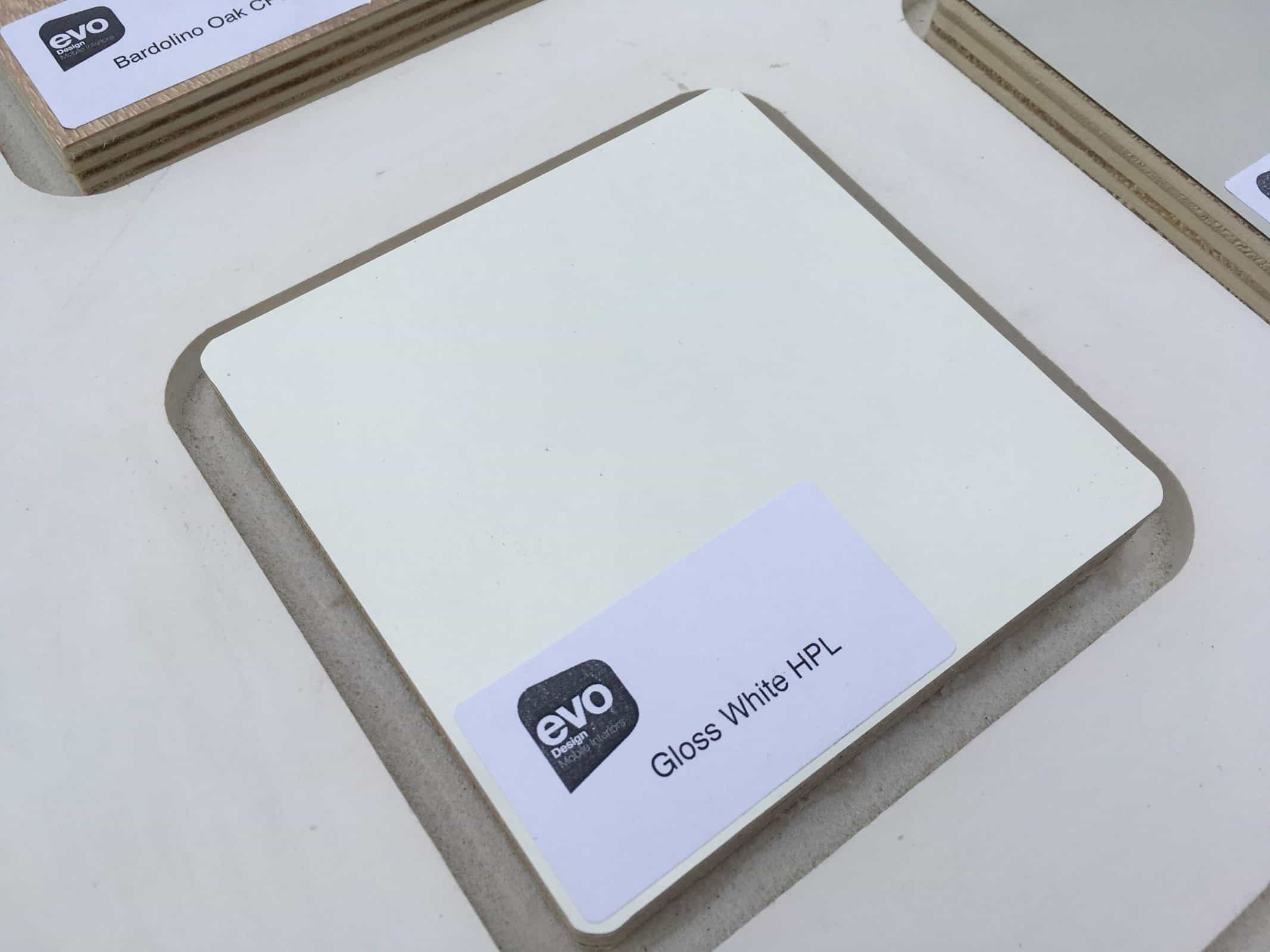 Gloss White Sample square 110mm x 110mm ( Max 2 samples for Royal Mail ) - Image 2
