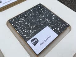 Alternative view of Black Spark Gloss square 110mm x 110mm ( Max 2 samples for Royal Mail  )