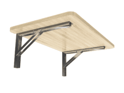 Table A (Side Door Fold up in Bamboo)