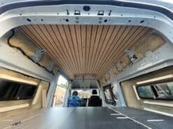 Crafter 2017 onwards - NEW SHAPE - MWB HIGH ROOF PANELS ( Bamboo with grooves supplied 6 Black Marker Pens + Black Screws )