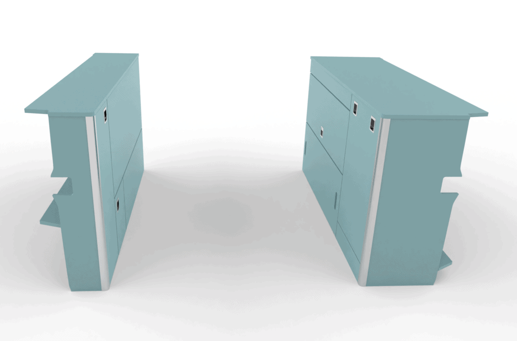 Under platform bed storage ( D 1.1 ) Sprinter or Crafter 2006 - 2017 MWB