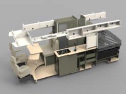 Design 8 Plan view - Crafter LWB +2017 & Product List