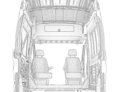 Alternative view of Locker F5 (Over Cab Locker) | FORD Transit L3 H3