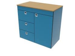 Custom Size Drawer plus Fridge Space for campervans.12