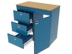 Custom Size Drawer plus Fridge Space for campervans.12