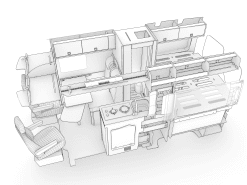 DESIGN 2.1 Micro Shower (complete van conversion kit)