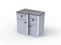 SALE POD EVO 2 PRO Dove Grey With Cement 5644 Worktop + Internals (2PP.4)