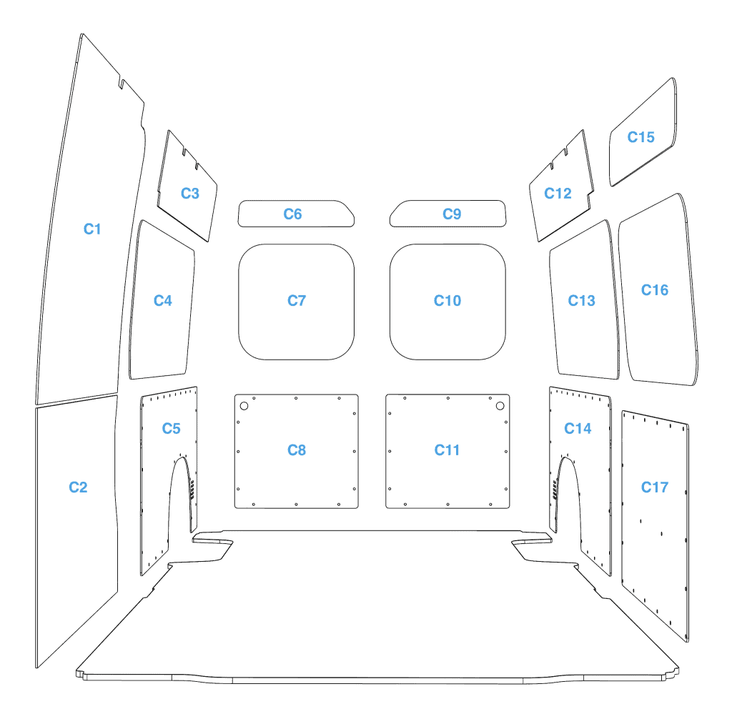 Internal Panels - CITROEN RELAY MK3 L3H2