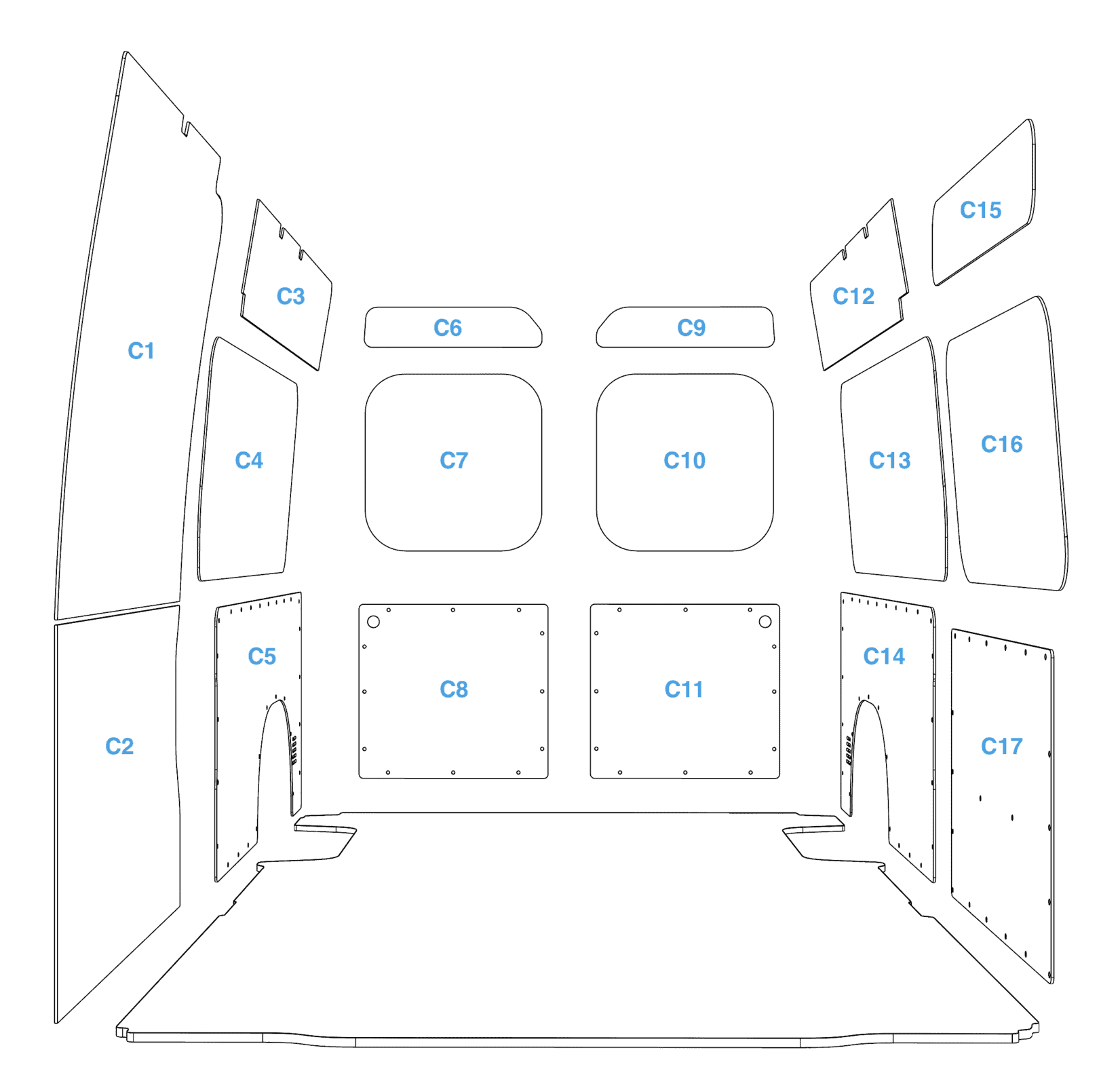 Internal Panels - CITROEN RELAY MK3 L3H2