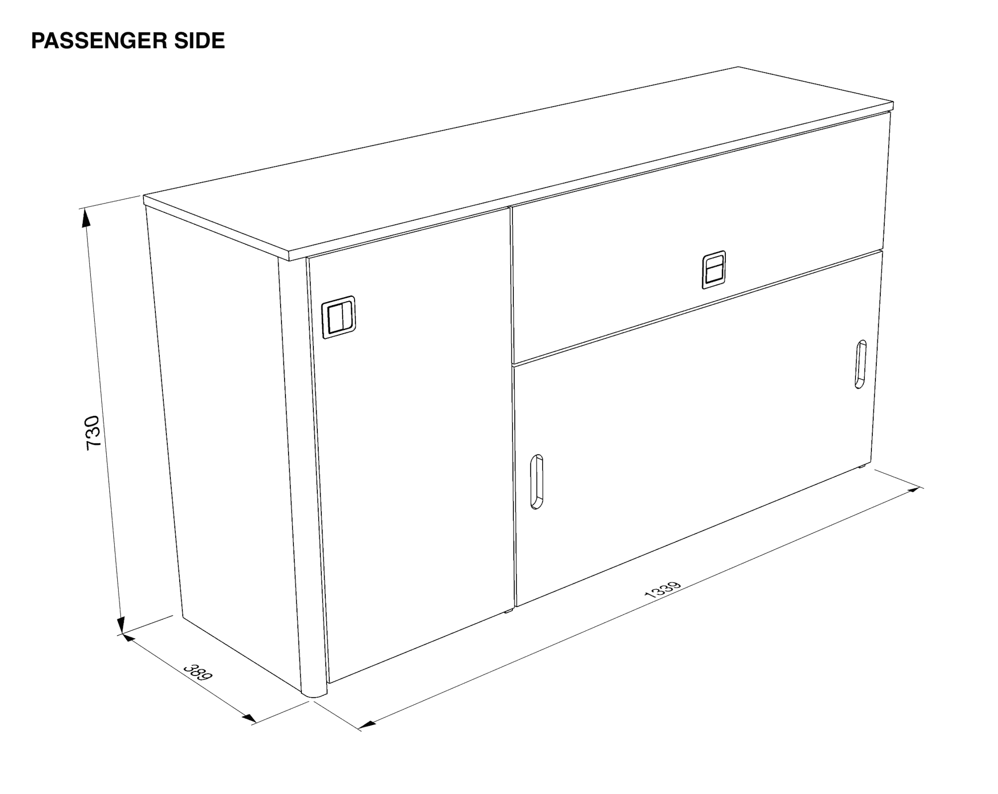 Under platform bed storage - CITROEN RELAY MK3 L3H2 - Image 10